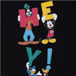 Футболка детская Hey, friends!, черная