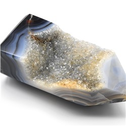 Кристалл агата с жеодой 45*35*97мм, 224г