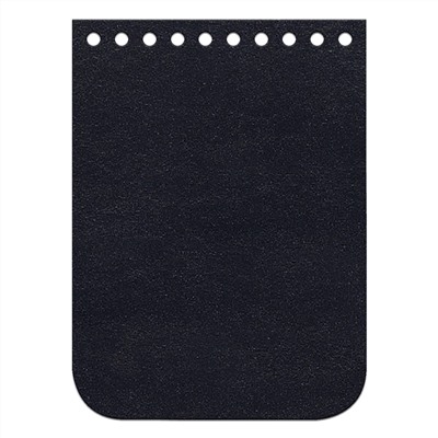 Кожа - Крышка-клапан мини 11 х 15 см. Midnight blue