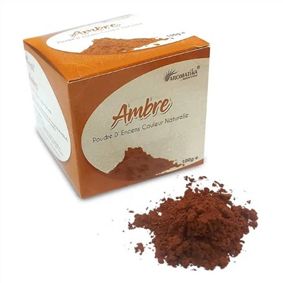 AMBRE Poudre D'Encens Couleur Naturelle, Aromatika (Санг АМБРЕ Ароматическая пудра, Ароматика), 100 г.