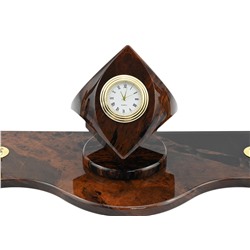 Настольный набор из обсидиана "Маргарита" 500*130*105мм