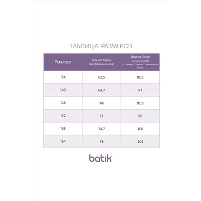 Брюки BATIK #924035