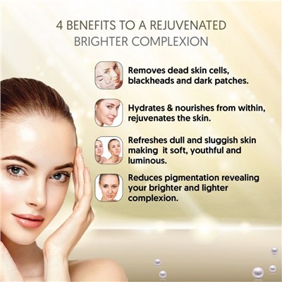 PEARL FACIAL KIT, De-Pigmentation & Skin Brightening, VLCC (ЖЕМЧУГ набор - Депигментация и Осветление кожи), 60 г. (6x10 г.)