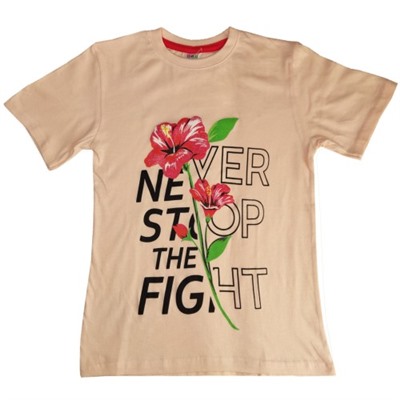 Футболка детская для девочки "Never Stop the Fight"