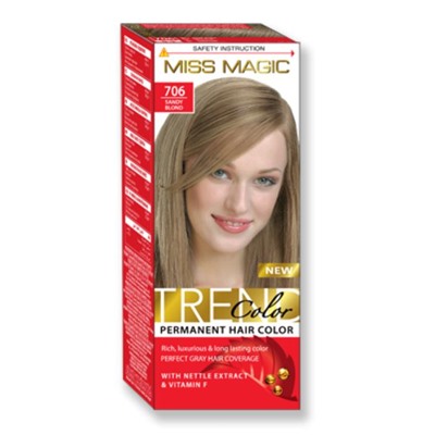 MISS MAGIC Стойкая краска д/волос 706 песочный
