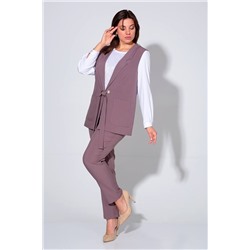 Liona Style 860 мокко, Брюки,  Блуза,  Жилет