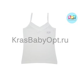 Майка белая для девочки
