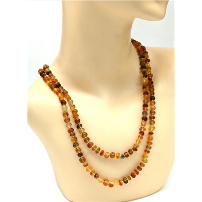 Бусы из Сердолика галтовка, 120см, 73г