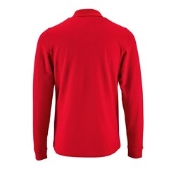 Рубашка поло мужская с длинным рукавом Perfect LSL Men, красная
