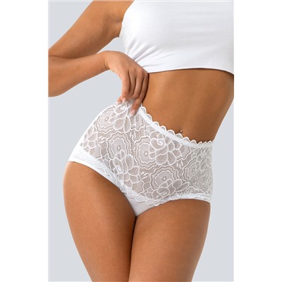 Женские кружевные трусы с высокой посадкой 2шт. Happyfox