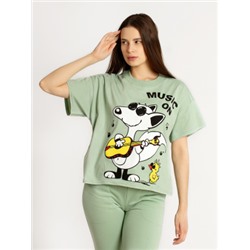 Футболка ФЛ-2 "Оверсайз" светлый хаки