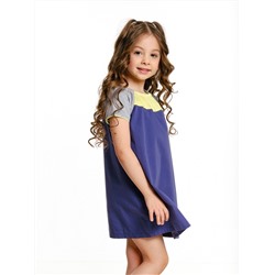 Платье UD 2686 син/жел