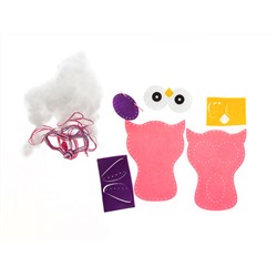 Мягкая игрушка из фетра «Совенок» своими руками