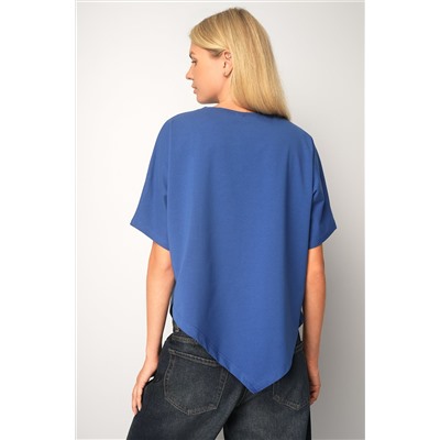 Женская асимметричная футболка Happyfox