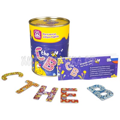 Магнитная азбука на англ. языке C the B УМ090, УМ090