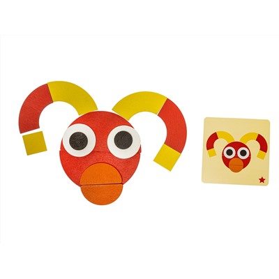 Деревянный пазл 40 элементов Baby Toys Wood