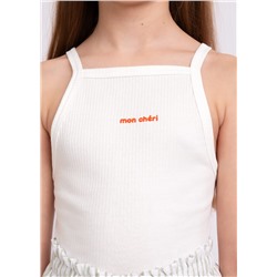 CLE Майка дев. 825796/34шл_п, молочный