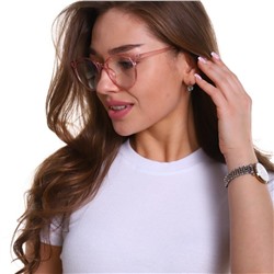 Очки имиджевые, розовая оправа, 12126, арт.354.692