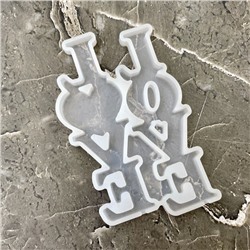 Силиконовая форма для леденцов «Love»