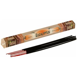 Tulasi EUCALYPTUS Exotic Incense Sticks, Sarathi (Туласи благовония ЭВКАЛИПТ, Саратхи), уп. 20 палочек.