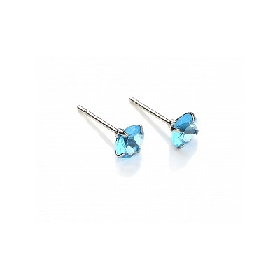Серьги-гвоздики PR1469 -8 голуб
