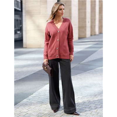 Кардиган из пряжи с кашемиром