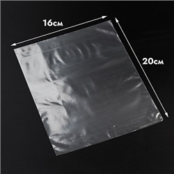 Пакетик прозрачный для пряников, 16*20 см