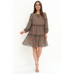 Магия моды 2248 розово-зеленый, Платье