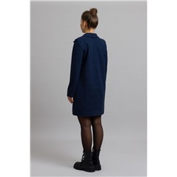 Mirolia 1071 синяя-клетка, Юбка,  Жакет