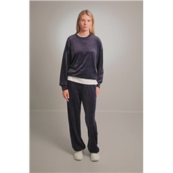 Женский велюровый костюм оверсайз Happyfox