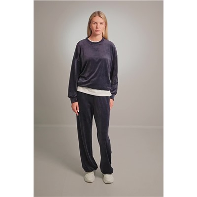 Женский велюровый костюм оверсайз Happyfox