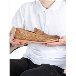 C182-3 BROWN Полуботинки мужские (натуральная кожа) размер