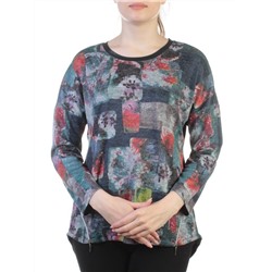 4001 Кофта женская (60% хлопок, 20% вискоза, 10% полиамид, 10% эластан) размер 42 российский