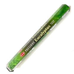 Hem Incense Sticks PRECIOUS EUCALYPTUS (Благовония ДРАГОЦЕННЫЙ ЭВКАЛИПТ, Хем), уп. 20 палочек.