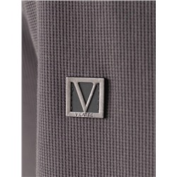 Джемпер легкий из фактурного эластичного трикотажа с принтом