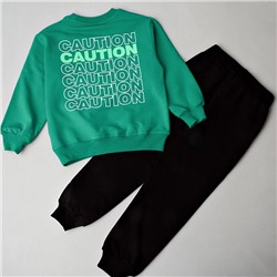 6161 зел Костюм для мальчиков (110-128)