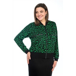 Lady Style Classic 2472/1 черный_с_зеленым, Юбка,  Жакет