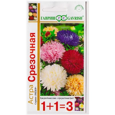 Астра Срезочная крупноцветковая смесь 1+1 (Код: 3638)