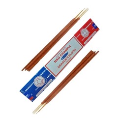 Satya COMBO NAG CHAMPA + DRAGON'S BLOOD (Благовония КОМБО НАГ ЧАМПА + КРОВЬ ДРАКОНА, Сатья), 16 г.