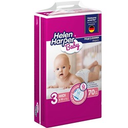 HH  Подгузники детские Baby Midi (6-10kg) 70шт. №3
