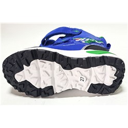 454858-42 син/черн Ботинки зима для мальчиков (27-31)/10