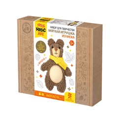 Мягкая игрушка из меха «Мишка» своими руками