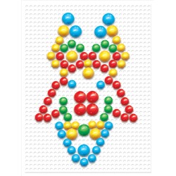 Мозаика для малышей «Вертолет» 100 элементов