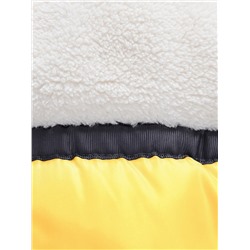 Парка зимняя подростковая для девочки желтого цвета 9332J