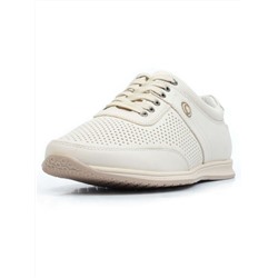 B1392-2 BEIGE Полуботинки спортивные мужские (натуральная кожа) размер