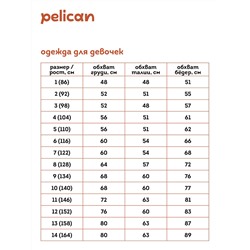 GFP3352U (Брюки для девочки, Pelican Outlet )