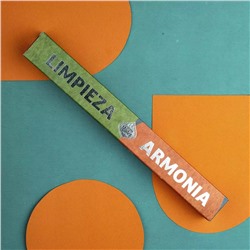 Duo Line Incense Stick CLEANING - HARMONY (Copal - Rosemary), Sagrada Madre (Благовония Линейки Дуэт, ОЧИЩЕНИЕ - ГАРМОНИЯ (Копал - Розмарин), Саграда Мадре), уп. 6 палочек