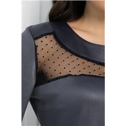 Платье Ночной мотылек (графит) П12750-18М