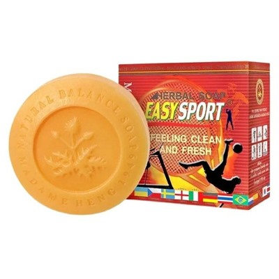 Herbal Soap EASY SPORT Feeling Clean and Fresh, Madame Heng (Травяное мыло ИЗИ СПОРТ, для людей с активным образом жизни, Мадам Хенг), 150 г.