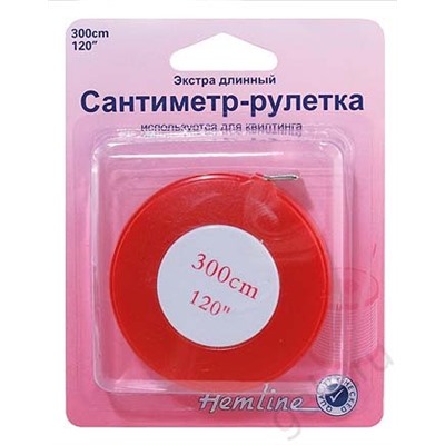 Сантиметр-рулетка 300см. Hemline